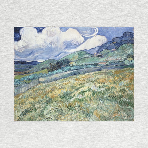 Vincent van Gogh - Landscape from Saint-Remy by SybaDesign